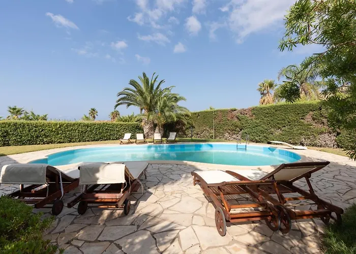 Amazing Sunset With Swimming Pool Custonaci